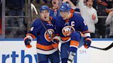 Islanders storm out to early lead behind Kyle Palmieri's hat trick, beat Bruins, 5-1