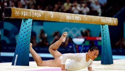 St. Paul's Suni Lee, Simone Biles miss podium for balance beam at Paris Olympics