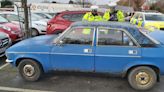 UK Police Condemn Speeding Rusty Car