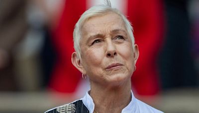 Martina Navratilova responds to backlash for opposing trans women in sports