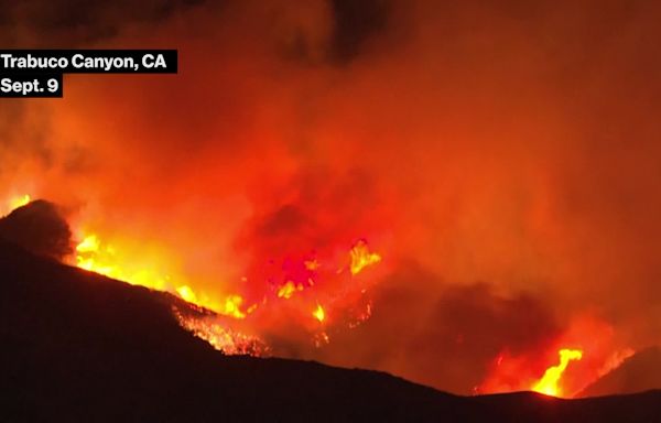 Bridge Fire Continues to Burn Near Los Angeles