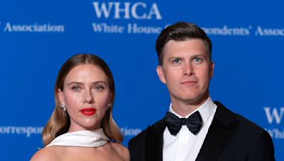 Colin Jost pokes fun at his relationship with wife Scarlett Johansson in White House Correspondents’ Dinner speech