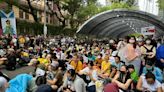 上千民眾聚集立法院外 內政部長劉世芳上任第一份工作竟是視察立院維安