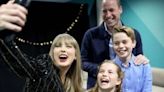 Piers Morgan's two-word reply as William and children pose with Taylor Swift