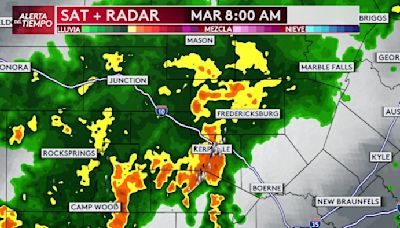 Se activan avisos por inundaciones repentinas para zonas cercanas a Austin y San Antonio