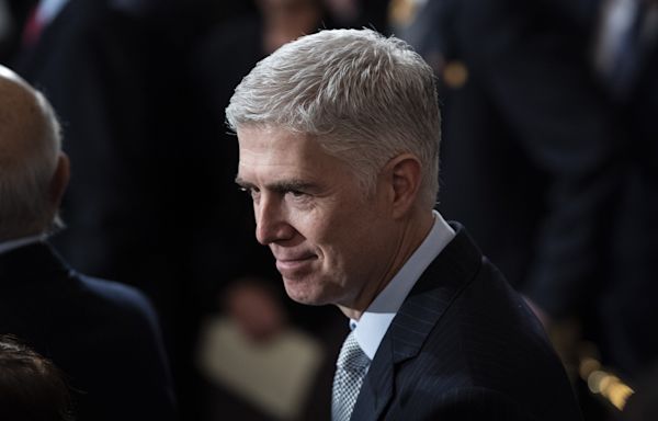 Neil Gorsuch compares liberal Supreme Court justices to "picky child"