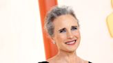 Andie MacDowell says she's 'tired of trying to be young' and that gray hair 'looks good' on her