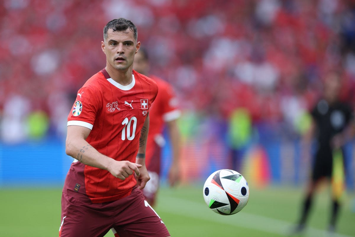 Switzerland hit by Granit Xhaka injury fears as England quarter-final looms at Euro 2024