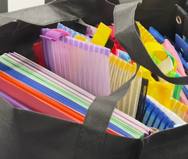 School supplies costs are high, community businesses partner up for a school supply drive