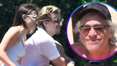 Jon Bon Jovi Joins Millie Bobby Brown and Son Jake on Their Honeymoon in Sardinia