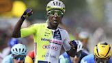 Eritrea's Biniam Girmay becomes first Black African rider to win Tour de France stage