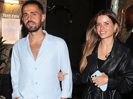 Man City stars and WAGs hit the town for Silva's birthday night out