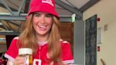 Denmark Wags including Hojlund's girlfriend get on the beers before England game