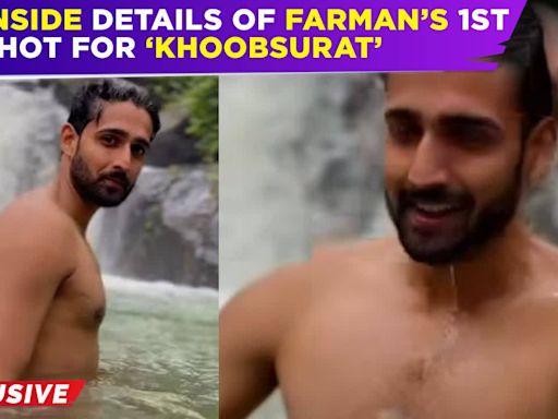 Farman Haider's debut scene for 'Khoobsurat' was filmed in the middle of the sea at Bhaucha Dhakka, Mumbai.