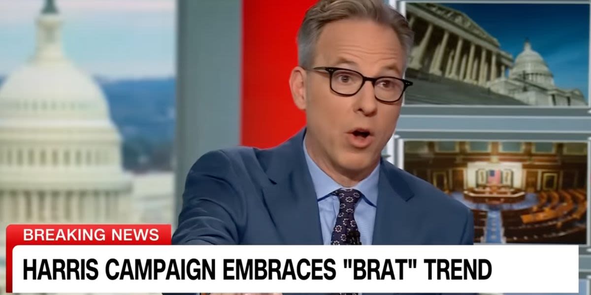 Jake Tapper Hilariously Struggles To Explain What ‘Kamala Is Brat’ Means