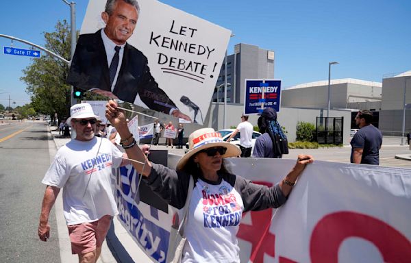 Robert F. Kennedy Jr. didn't make the debate stage. He faces hurdles to stay relevant