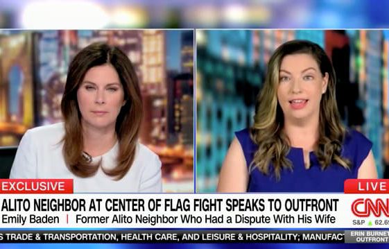 Justice Alito’s Neighbor Calls Out His Flag Story in First TV Appearance