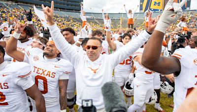 AP Top 25 poll: Texas jumps Ohio State as SEC makes history in college football rankings