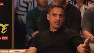 Gary Neville clip comparing Man United and Liverpool midfields resurfaces