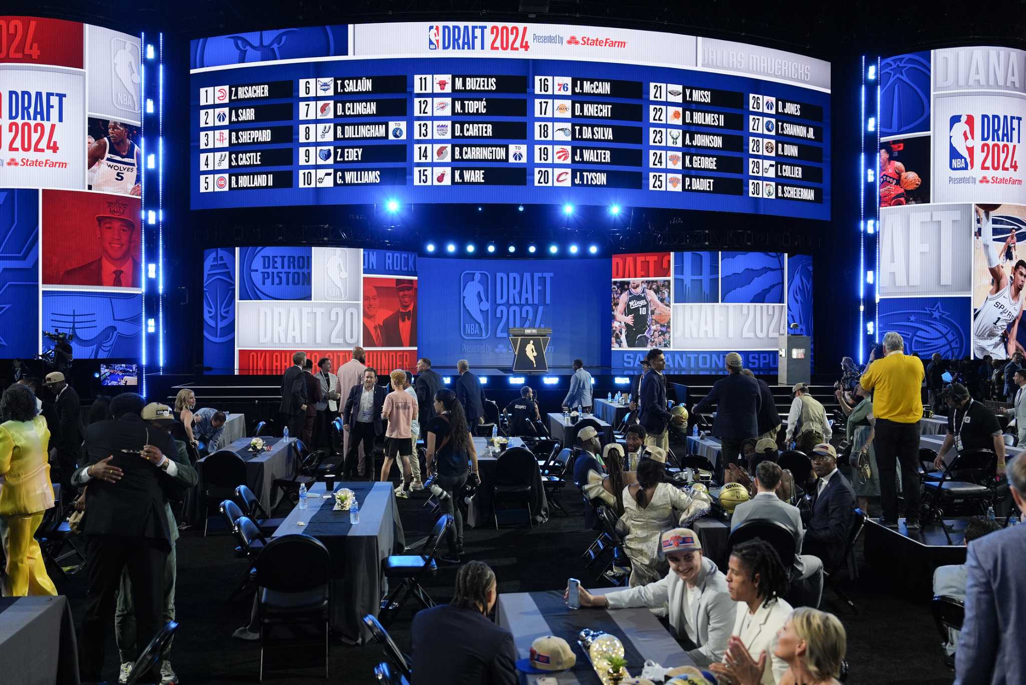 NBA teams more than make up for quiet 1st round with flurry of trades on second day of draft