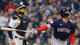 Yoshida homers twice in 8th as Red Sox beat Brewers 12-5