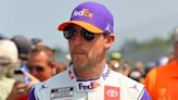 NASCAR President Steve Phelps meets with Denny Hamlin