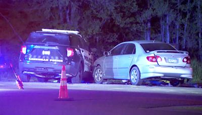 Lakeville squad car crash leaves unbelted man with life-threatening injuries