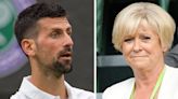 Novak Djokovic blows up at reporter as Sue Barker hints at BBC return