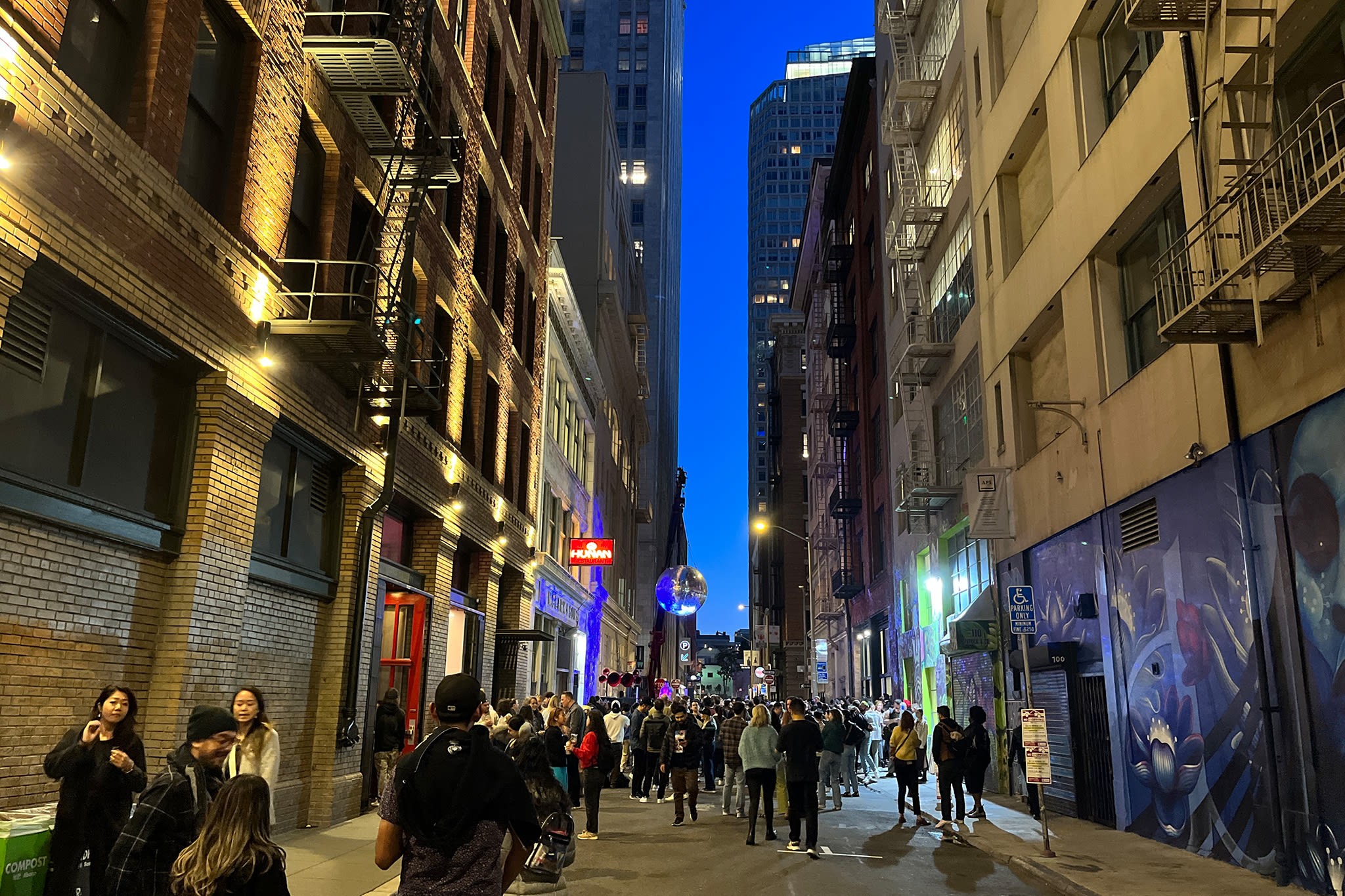 Downtown SF overtaken by a raging new monthly block party