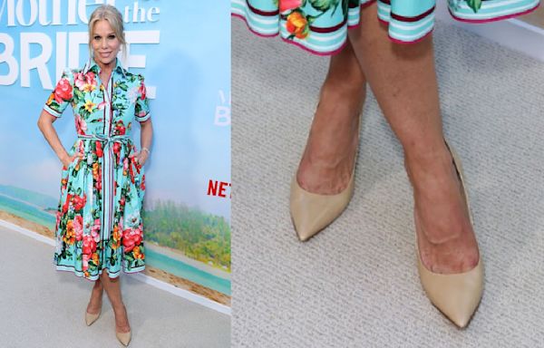 Cheryl Hines Steps Out in Beige Jimmy Choo Heels for Netflix’s ‘Mother of the Bride’ Screening in Los Angeles