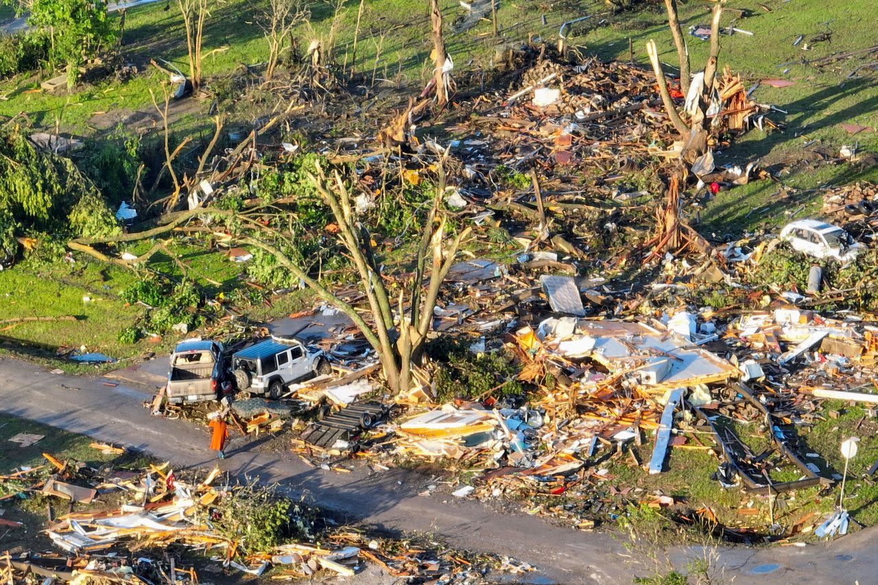 Tornadoes keep tearing through US, including a rural Oklahoma town struck twice in a span of weeks