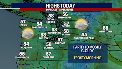 Seattle weather: Drier, warmer temps Thursday and Friday