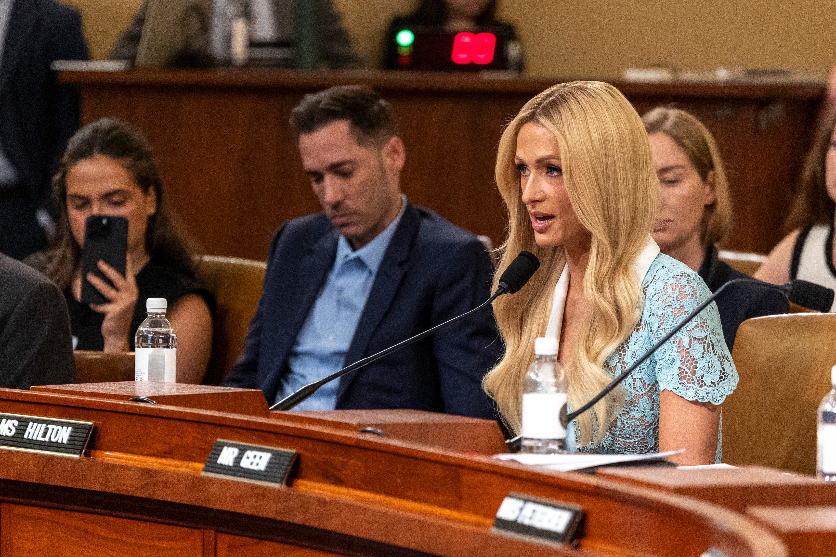 Paris Hilton testifies before Congress on Capitol Hill about childhood sexual abuse