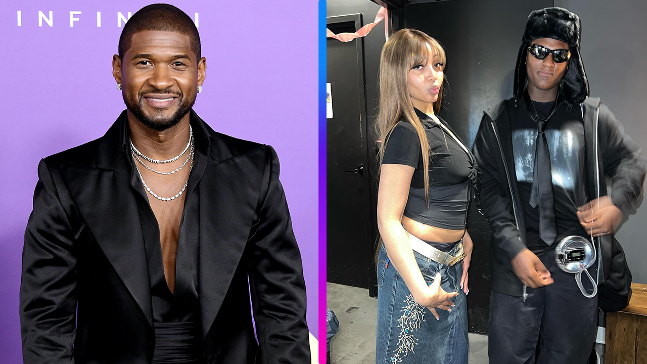 Usher's Son Stole His Phone to Link Up With PinkPantheress -- Read His Messages