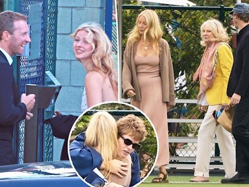 Exes Gwyneth Paltrow and Chris Martin reunite at son Moses’ high school graduation