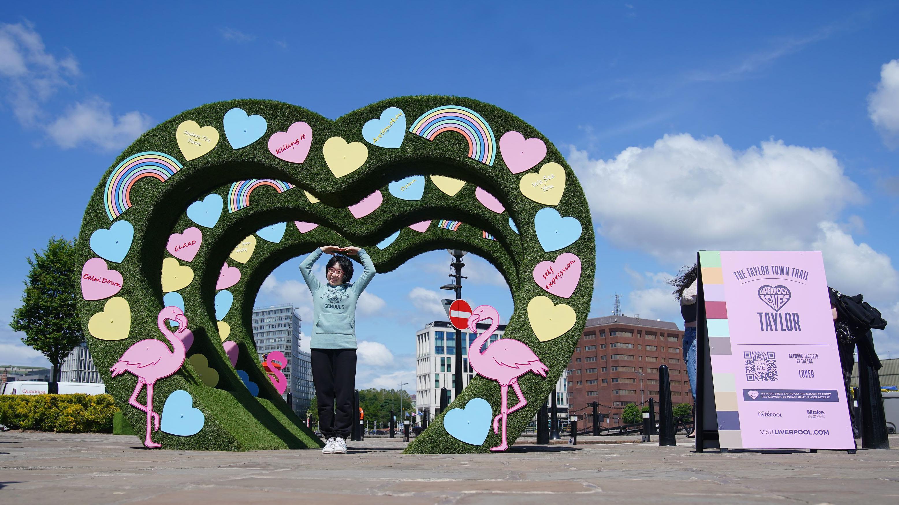 Swifties turn Liverpool into Taylor Town ahead of gig