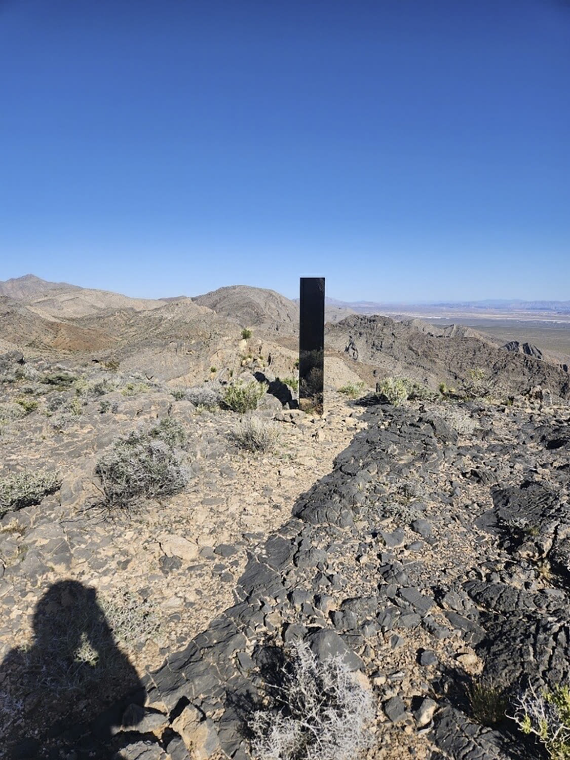 Gleaming monolith pops up in Nevada desert, the latest in a series of quickly vanishing structures