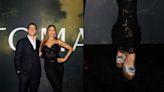 Sofia Vergara Shines in Dolce & Gabbana Metallic Platform Sandals For the Launch Of Her New Culinary Brand ‘Toma’ With Her Son...