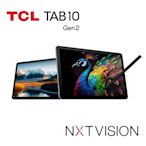 TCL TAB 10 Gen 2 10.4吋 WiFi (4G/128G) 平板電腦 (贈三折翻蓋可立皮套+T-Pen主動手寫筆)