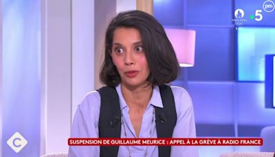 "C'est pénible que toute une antenne soit réduite à une blague pourrie" : Sophia Aram s'en prend à Guillaume Meurice dans "C à vous"