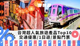 KKday台灣超人氣旅遊產品Top10！桃園機場捷運票9折優惠/...