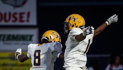 Cape Fear football clamps down Terry Sanford to win Battle of the Blues on emotional night