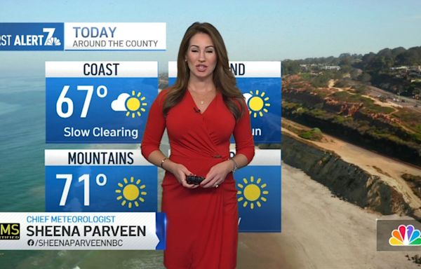 San Diego weather today: Sheena Parveen's forecast for May 10, 2024