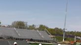 Turf being installed as Muncie CHS stadium work on target for completion in early August