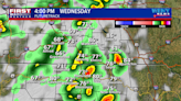 Strong T-Storms Wednesday