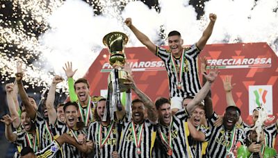 Juventus cortó una sequía de tres años sin títulos al levantar la Copa Italia