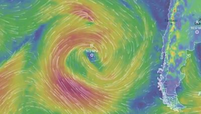 Colosal ciclón extratropical azotará gran parte de Chile toda la semana