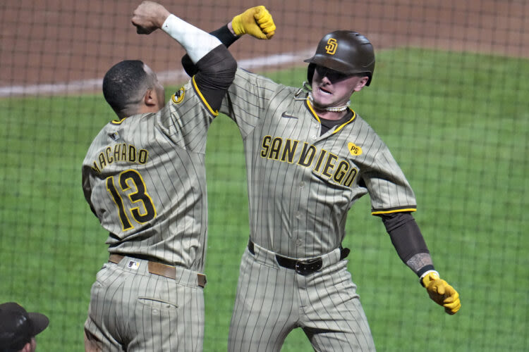 Jackson Merrill has 2 HRs, including tying shot, as the Padres hold off Pirates 9-8 in 10 | News, Sports, Jobs - Maui News