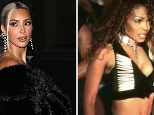 Kim Kardashian Sports Her Archival Janet Jackson Fit for the Star’s Concert