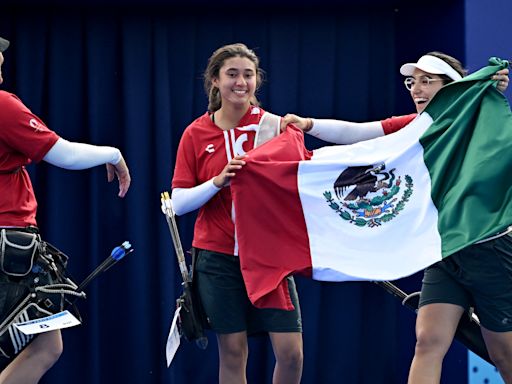 México obtiene el bronce en la prueba de equipos femenino del tiro con arco, su primera medalla en París 2024